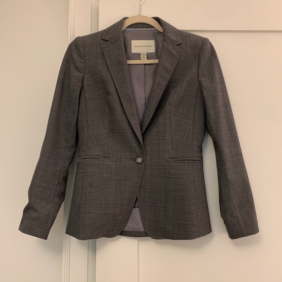 Banana Republic Italian wool blend blazer - Picture 2 of 5